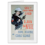 Gee ! ! Je souhaite que j'aie été un homme (US0228 Cartes De Vœux