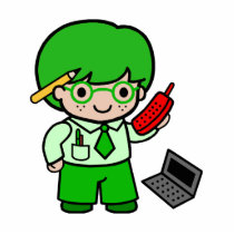 Geek Boy Acrylic Cut Out