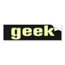 Geek Bumper Sticker