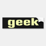 Geek Bumper Sticker