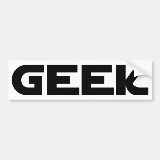 Geek Bumper Sticker