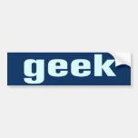 Geek BumperSticker Bumper Stickers