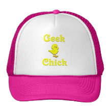 Geek Chick Trucker Hats