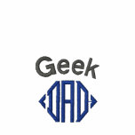 Geek Dad embroidered polo shirt