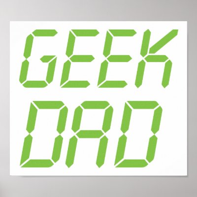 Geek Dad Print by TeeShirtsTShirts