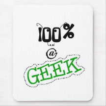 Geek de 100 pour cent tapis de souris