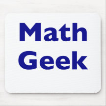 Geek de maths tapis de souris