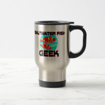 Geek de poissons de mer mug à café