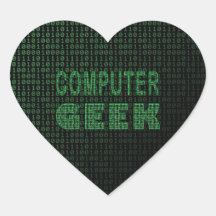 Geek d'ordinateur autocollants