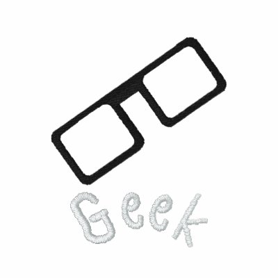 Geek Embroidered Polo by superdumb
