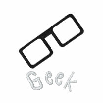 Geek Embroidered Polo