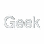 Geek embroidered shirts