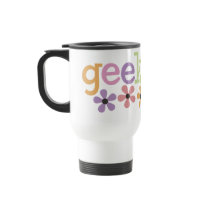 Geek Girl Daisies Mug