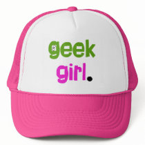 Geek Girl Trucker Hat