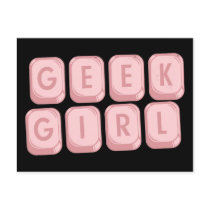 Geek Girl Pink Keyboard