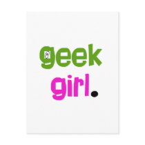 Geek Girl Post Cards