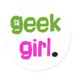 Geek Girl Stickers