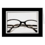 Geek Glasses Blank Card