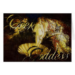 Geek Goddes Botticelli the Birth of Venus Greeting Cards