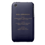 Geek Hierarchy iPhone 3 Case-Mate Case