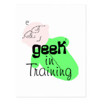 Geek in Training postcards
