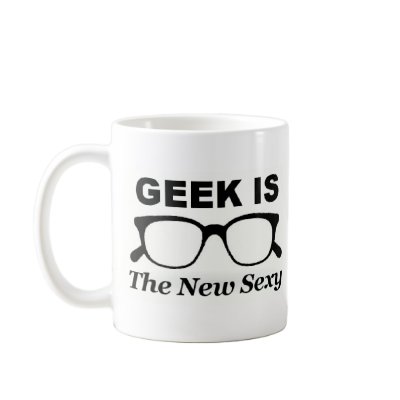 Geek is the new sexy mugs by HandsomeDevil