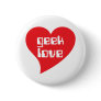 Geek Love by Genepool Design Pin