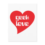 Geek Love by Genepool Design postcards
