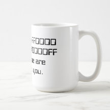 Geek Love Poem Coffee Mugs