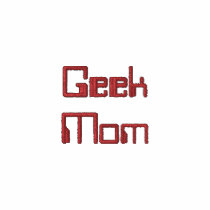 Geek Mom embroidered t shirt Polo Shirt