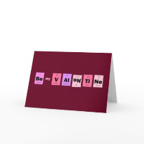 Geek Nerd Science Be My Valentine Greeting Cards