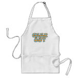 Geek Out Argyle Text Design Aprons