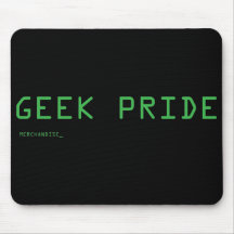 geek pride product logo mouse pads