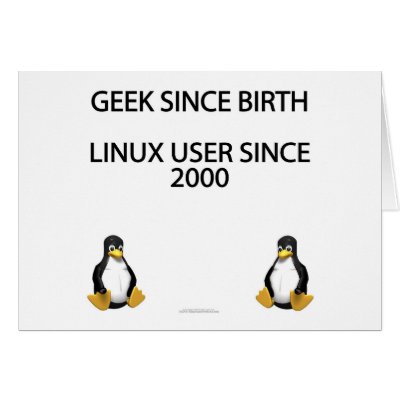 Geek since birth. Linux user since 2000. by SmartAssProducts
