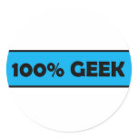 Geek Round Stickers