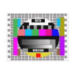 Geek Tees, BETA VERSION TEST PATTERN Post Cards
