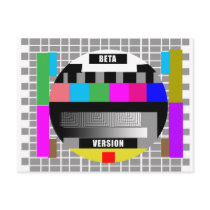 Geek Tees, BETA VERSION TEST PATTERN Post Cards