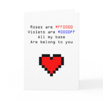 Geek Valentines Card