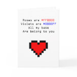 Geek Valentines Card