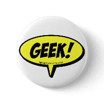 Geek Word Balloon Button