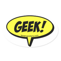 GEEK word balloon Sticker