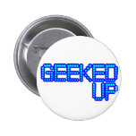 GEEKED UP blue jerkin jerk dance guys an girls Buttons