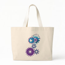 Geekery Steampunk Gears Canvas Bags