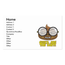 geeks are the shit business card
