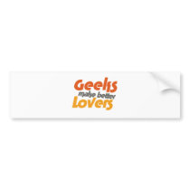 Geeks make better lovers