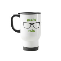 Geeks Rule Eyeglasses Coffee Mug