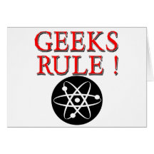 Geeks Rule !  with Atom Cards