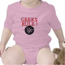 Geeks Rule !  with Atom Tshirt