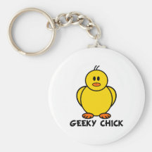Geeky Chick Key Chains