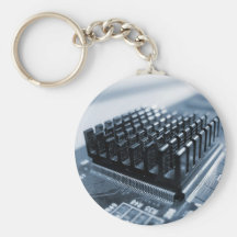 Geeky Computer Chip - GeekShirts Keychain